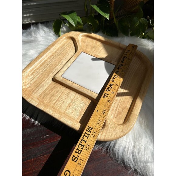 Wooden vintage cheese tray board charcuterie cheese wood snacks - Picture 2 of 3